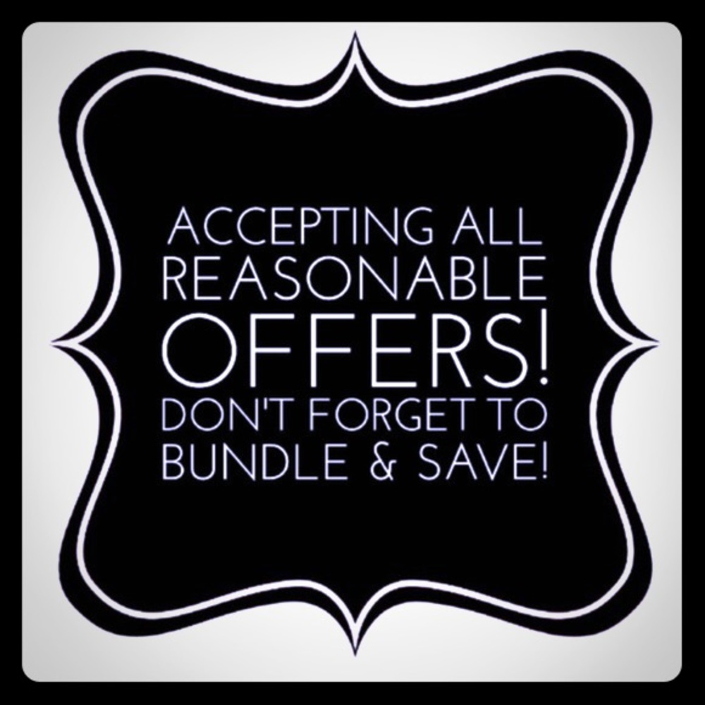Offers will always be welcome and will bundle